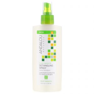 Comprar Andalou Naturals, Óleo Exótico de Marula, Spray Desembaraçador Suave Sedoso, 242 ml