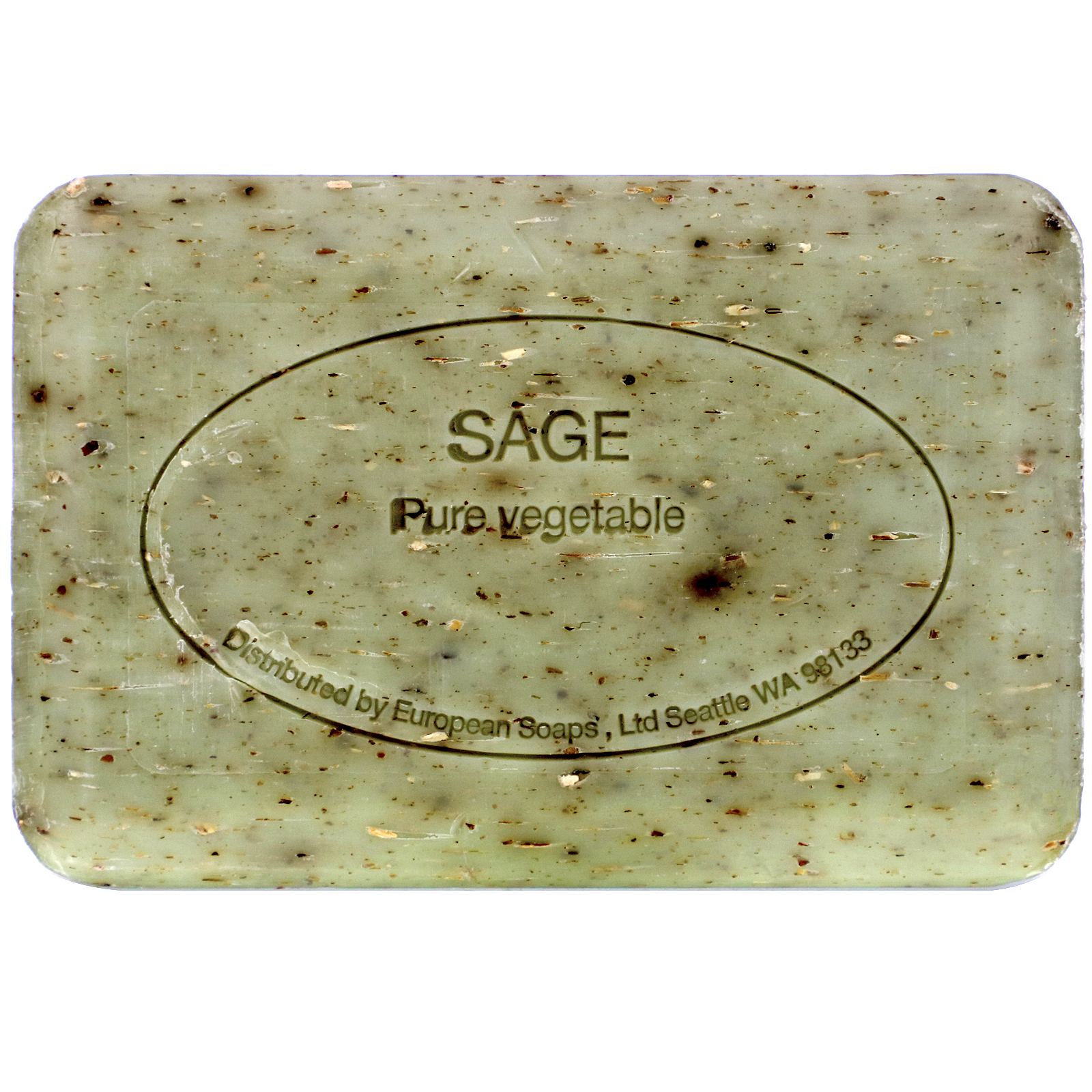 Comprar European Soaps, Sabonete em Barra, Sálvia, Pré de Provence, 8.8 oz (250 g) - Imagem 2