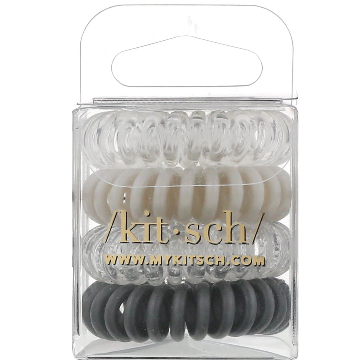 Comprar Kitsch, Hair Coils, Charcoal, 4 Pieces - Imagem 3
