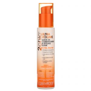 Comprar Giovanni, 2chic, Elixir Condicionador Ultravolumizante Sem Enxágue, para Cabelos Finos e Frágeis, Manteiga de Tangerina e Mamão-Papaia, 118 ml (4 fl oz)