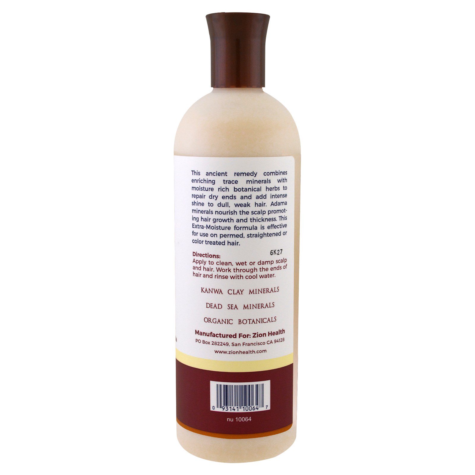 Comprar Zion Health, Adama, Condicionador de Minerais Antigos, Flor de Pereira, 473 ml (16 fl oz) - Imagem 3