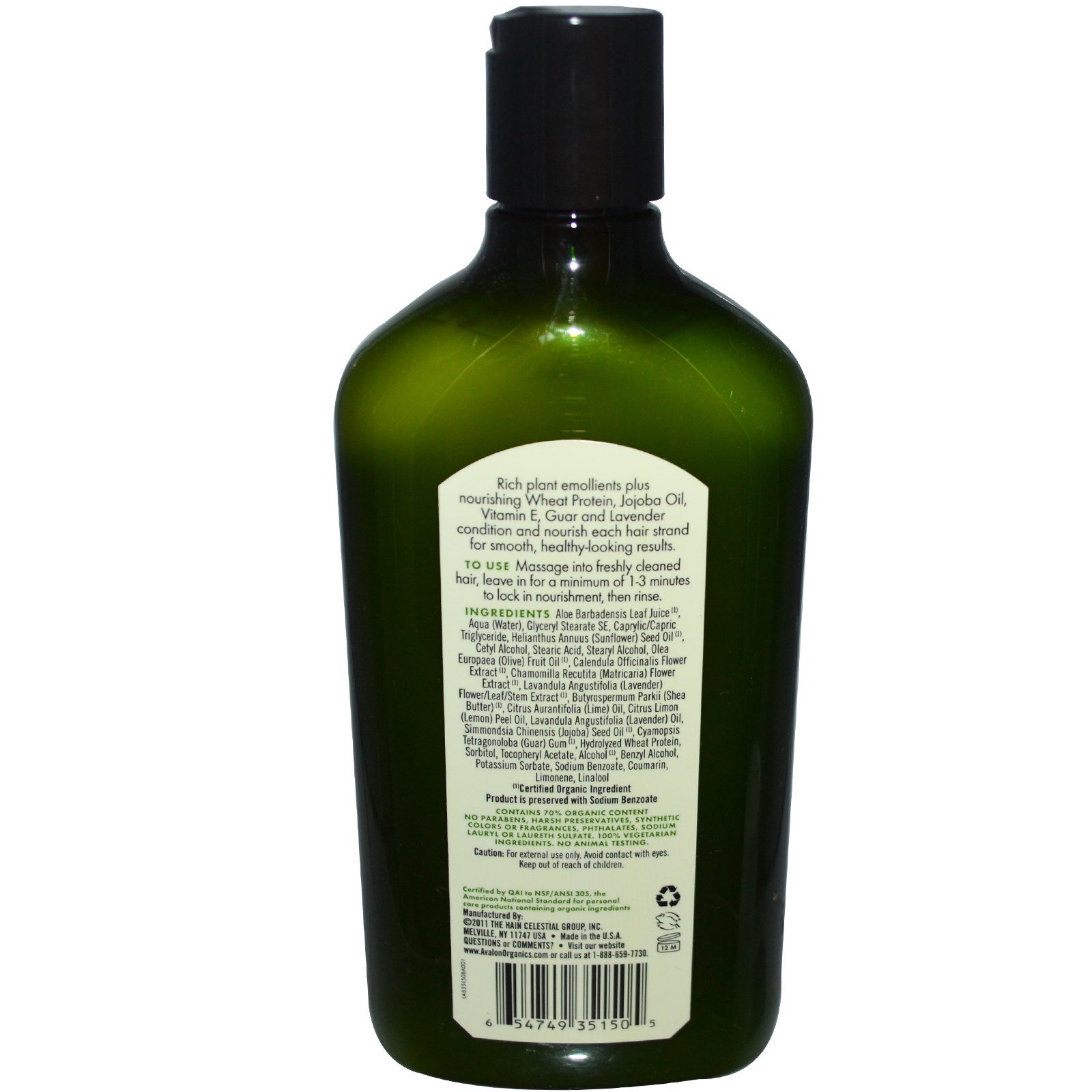 Comprar Avalon Organics, Condicionador, Lavanda Nutritiva, 11 oz (312 g) - Imagem 2