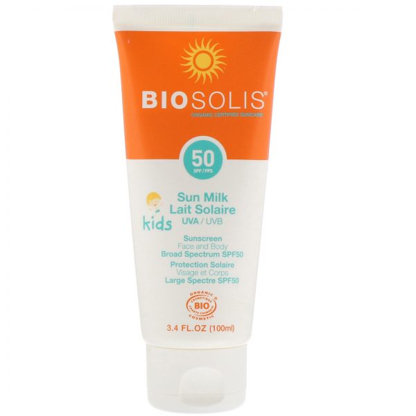Comprar Biosolis, Sun Milk, Protetor Solar Infantil, Sun Milk, FPS 50, 100 ml (3,4 fl oz) - Imagem 4