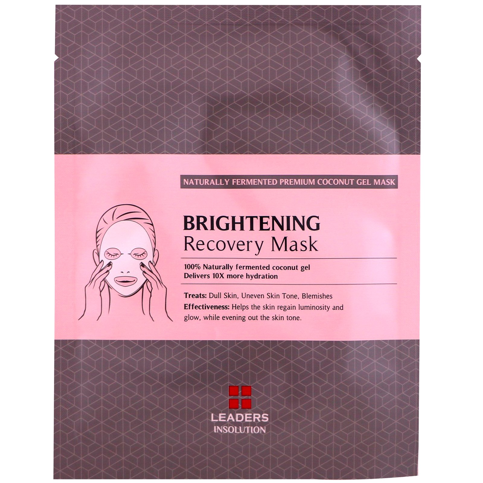 Comprar Leaders, Coconut Gel Brightening Recovery Mask, 1 Sheet, 30 ml