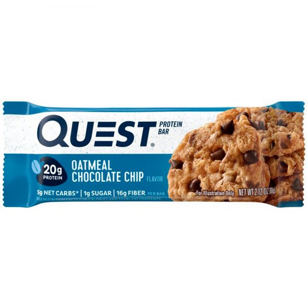 Comprar Quest Nutrition, Barra de Proteínas, Pedaços de Chocolate e Aveia, 12 Barras, 60 g (2,12 oz) Cada - Imagem 4