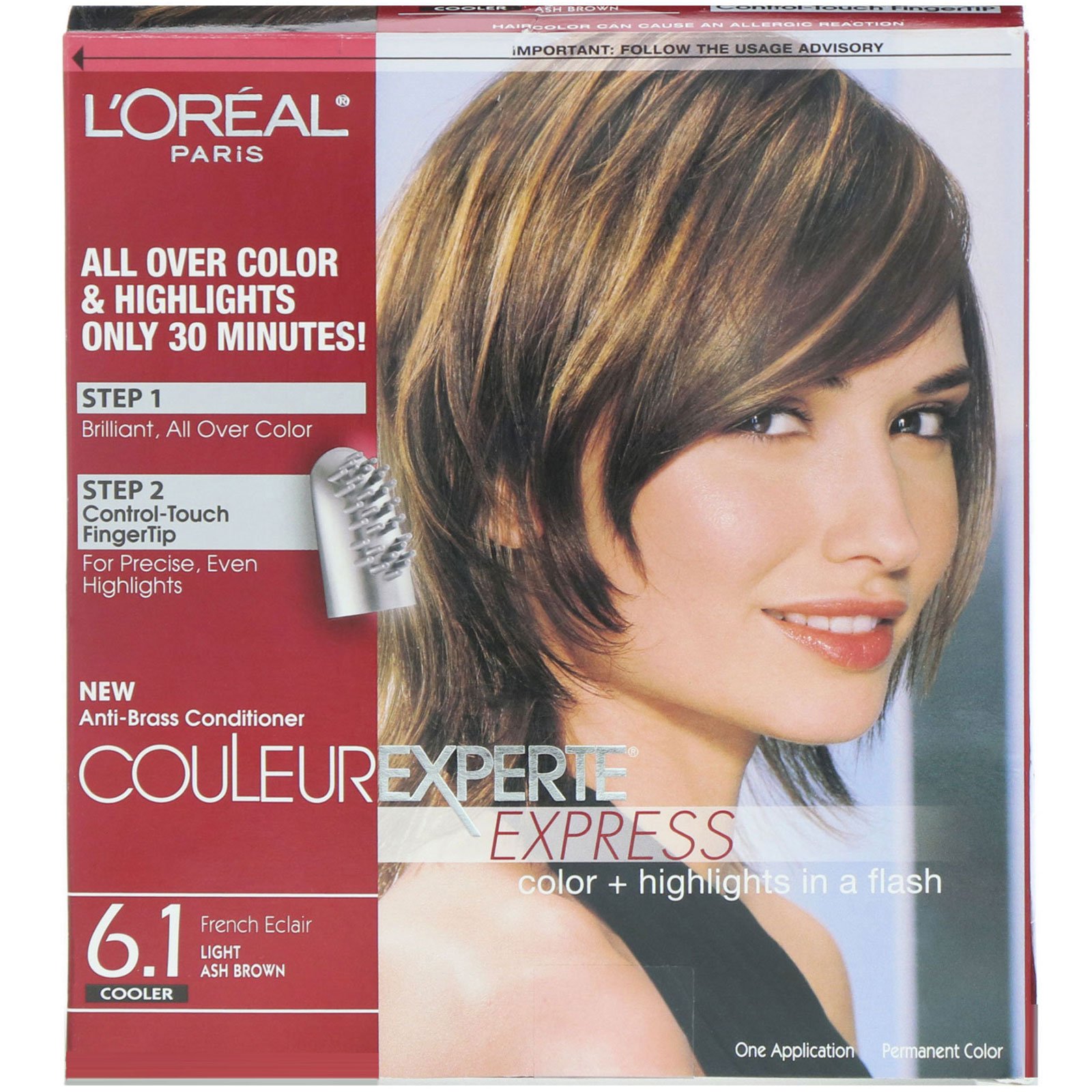 Comprar L'Oreal, Couleur Experte Express, Cor + Luzes, 6.1 Light Ash Brown, 1 aplicação
