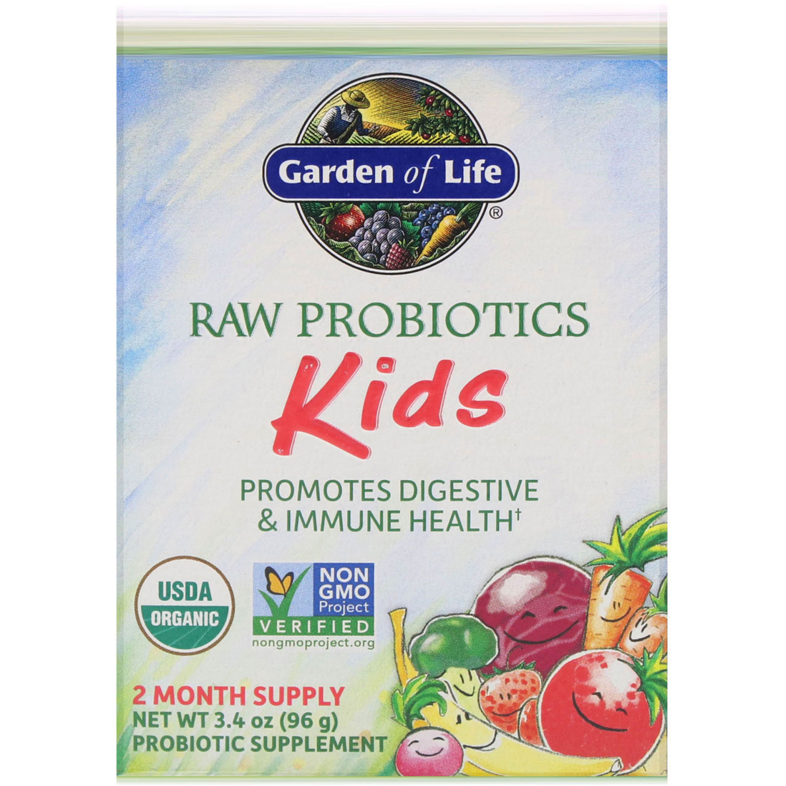 Comprar Garden of Life, RAW Probiotics, Crianças, 96 g (3,4 oz)