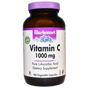Comprar Bluebonnet Nutrition, Vitamin C, 1,000 mg, 180 Vegetable Capsules