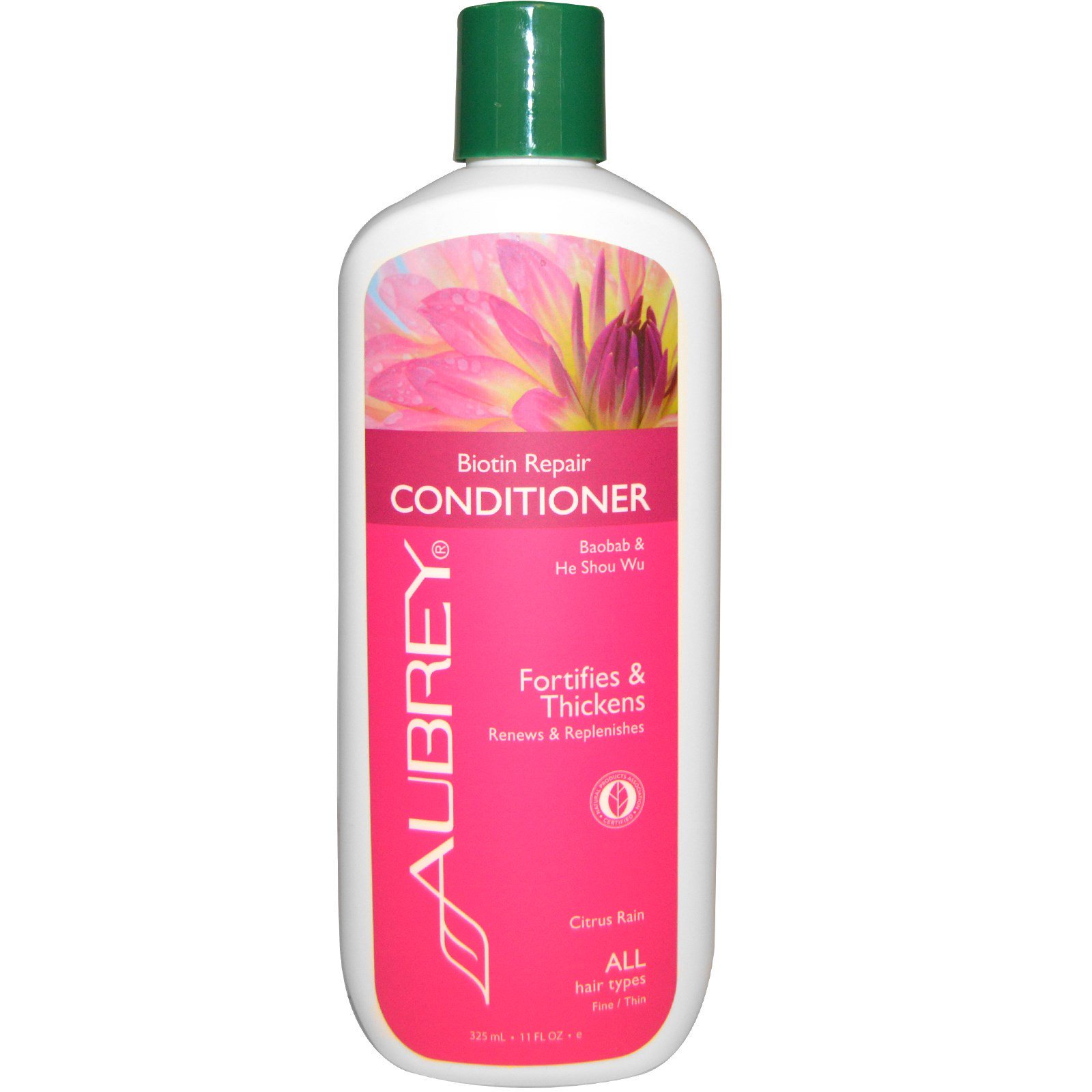 Comprar Aubrey Organics, Conditioner, Biotin Repair, Citrus Rain, 11 fl oz (325 ml)