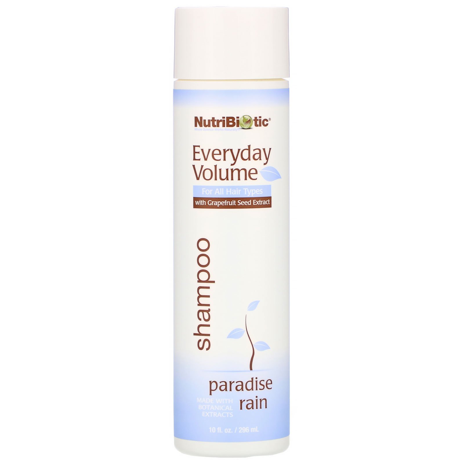Comprar NutriBiotic, Everyday Volume Shampoo, Paradise Rain, 10 fl oz (296 ml)
