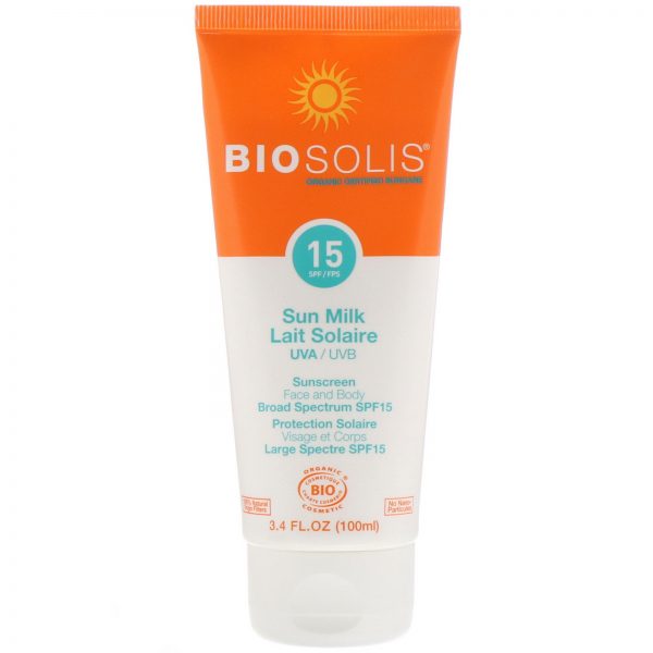 Comprar Biosolis, Sun Milk, Protetor Solar, SPF 15, 100 ml (3,4 fl oz) - Imagem 4