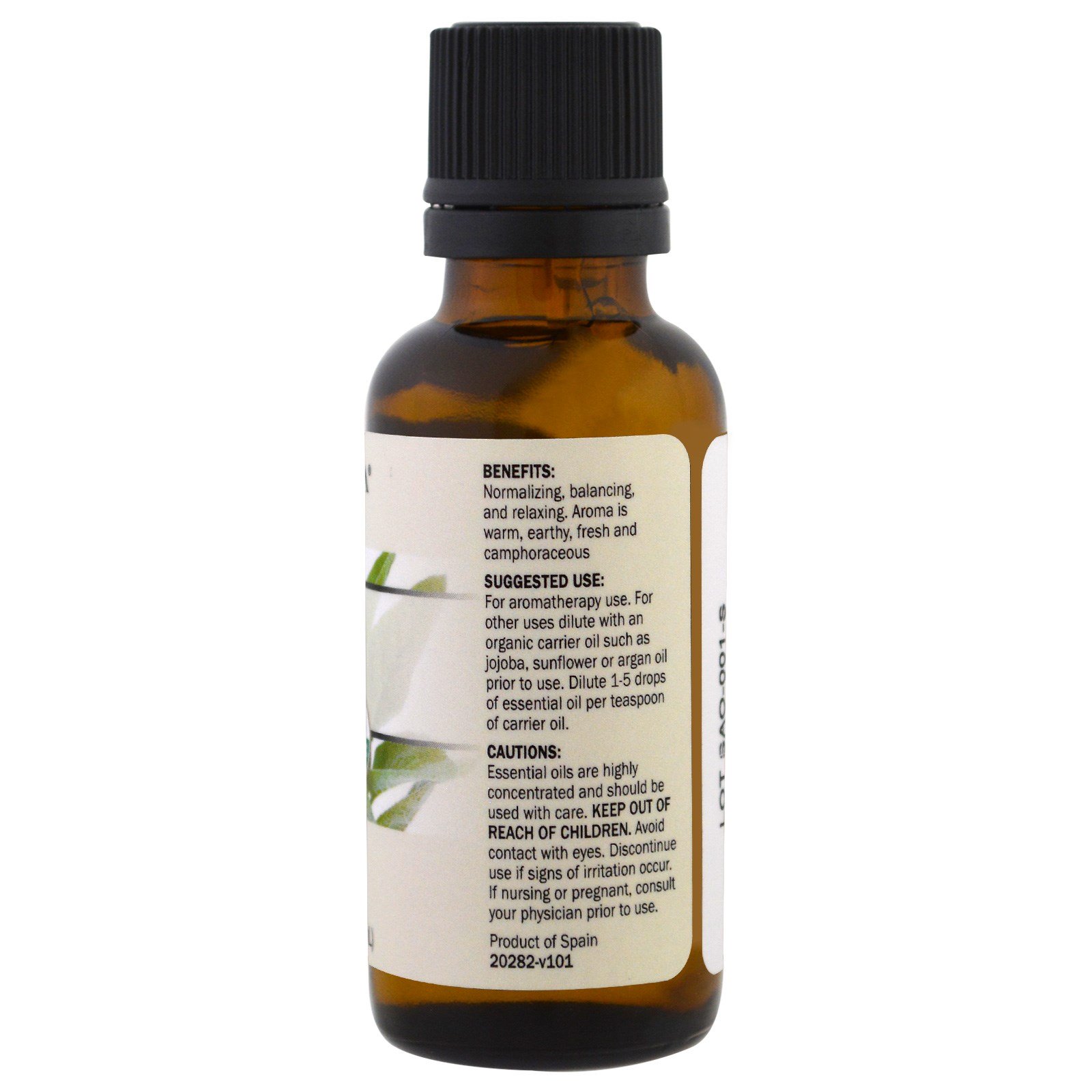 Comprar Dr. Mercola, Óleo Essencial Orgânico, Sálvia, 30 ml (1 oz) - Imagem 3