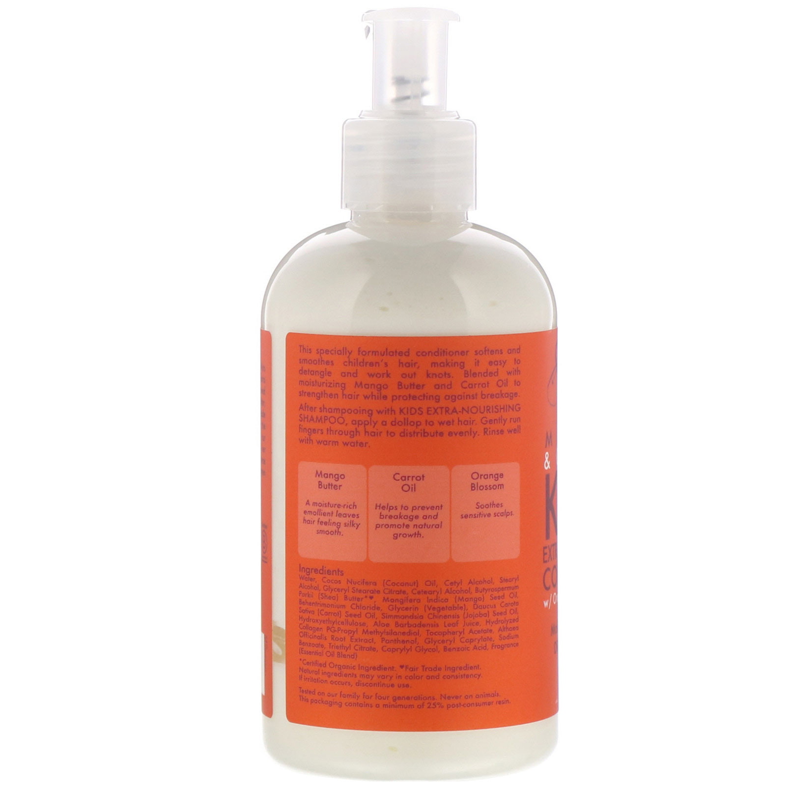 Comprar SheaMoisture, Kids Extra-Nourishing Conditioner, Mango & Carrot, 8 fl oz (237 ml) - Imagem 2