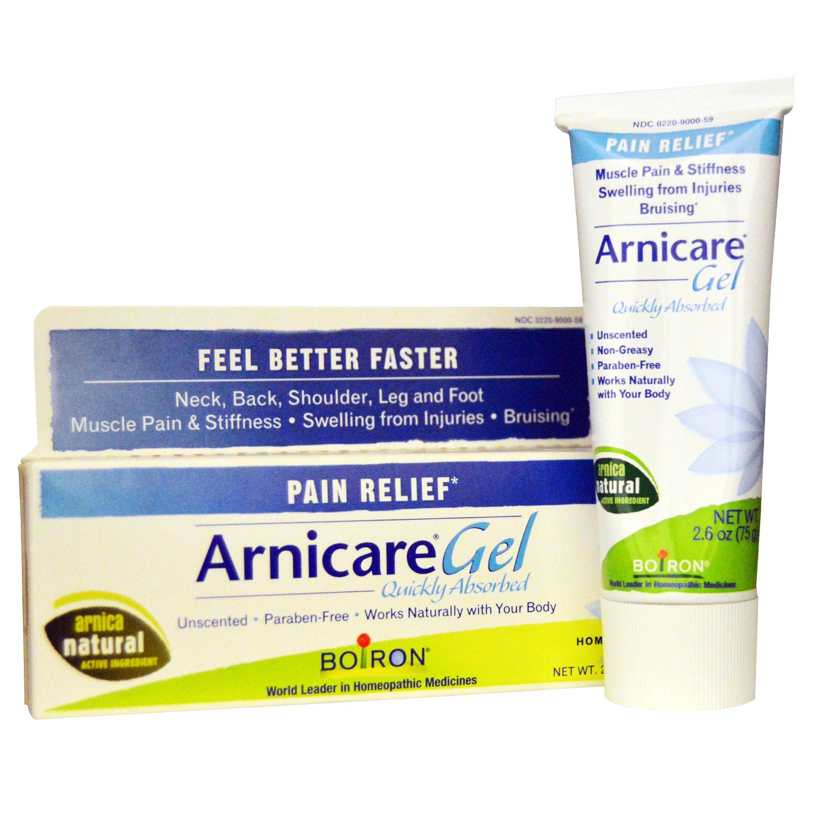 Comprar Boiron, Gel de Arnica, Alívio da Dor, Sem Perfume, 2,6 oz (75 g)