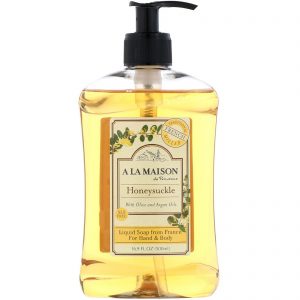 Comprar A La Maison de Provence, Sabonete líquido para mãos e corpo, madressilva, 16,9 fl. oz. (500 mL)