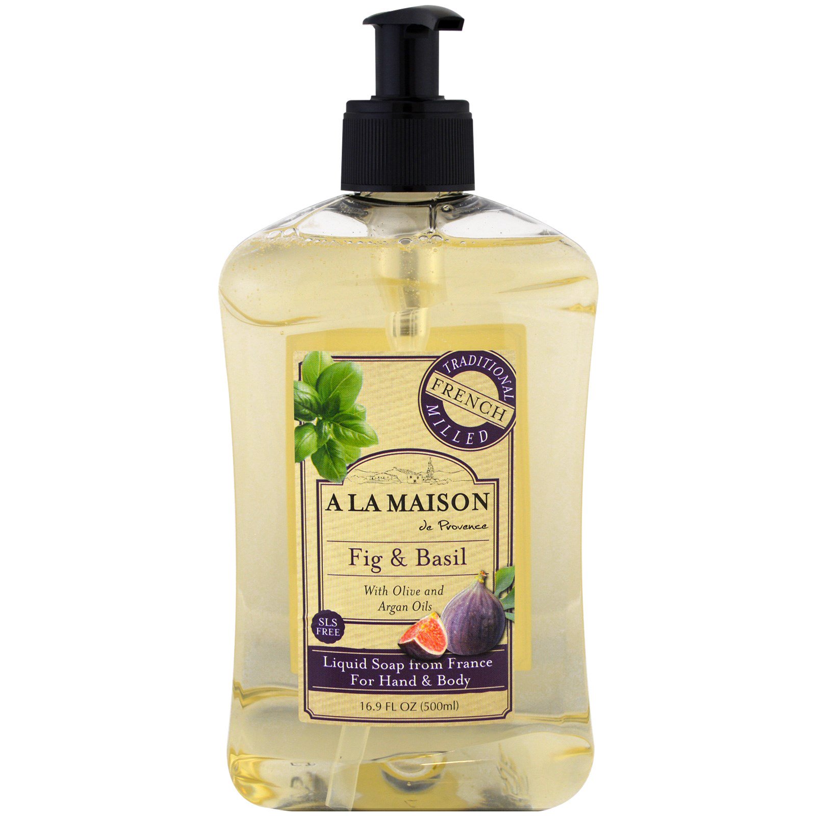 Comprar A La Maison de Provence, Sabão para as Mãos e o Corpo, Figo e Manjericão, 16.9 onças fluidas (500 ml)