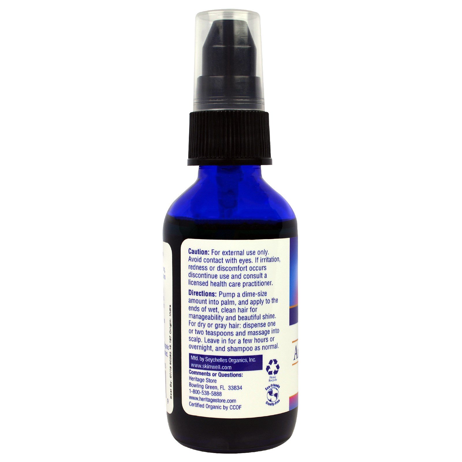 Comprar Heritage Store, Loja Heritage, Orgânico Prensado a Frio, Alma Sérum Capilar, 60 ml - Imagem 3