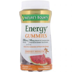 Comprar Nature's Bounty, Gomas Energéticas, Sabor Melancia, 60 Gomas