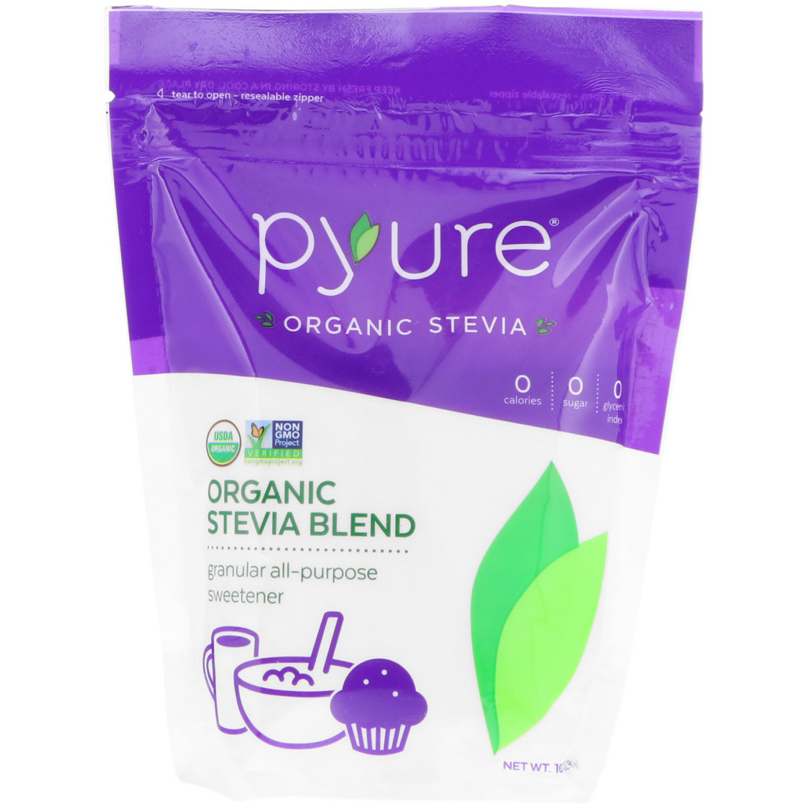 Comprar Pyure, Mistura de Estévia Orgânica, Adoçante Granular Multiuso, 454 g (16 oz)