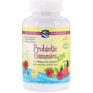 Comprar Nordic Naturals, Probiotic Gummies Kids, Merry Berry Punch, 60 Gummies
