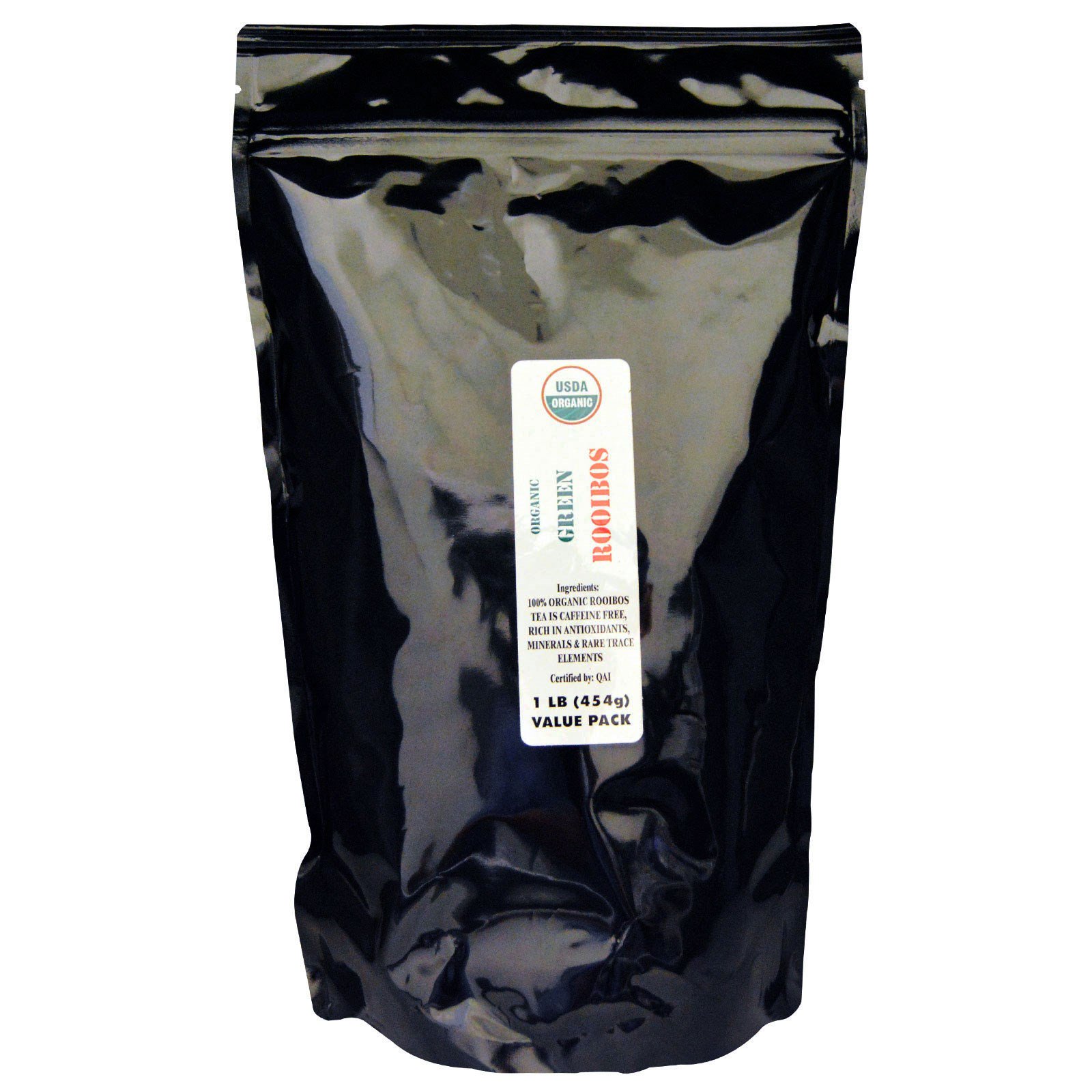 Comprar J&R Port Trading Co., Rooibos Verdes Orgânicos, Sem Cafeína, 454 g (1 lb)