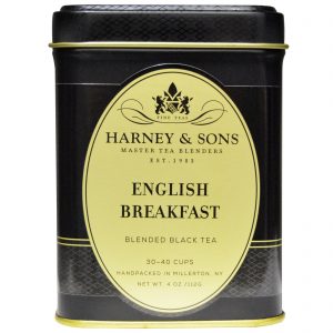 Comprar Harney & Sons, Chá Preto Mistura Café da Manhã Inglês, 4 oz (112 g)