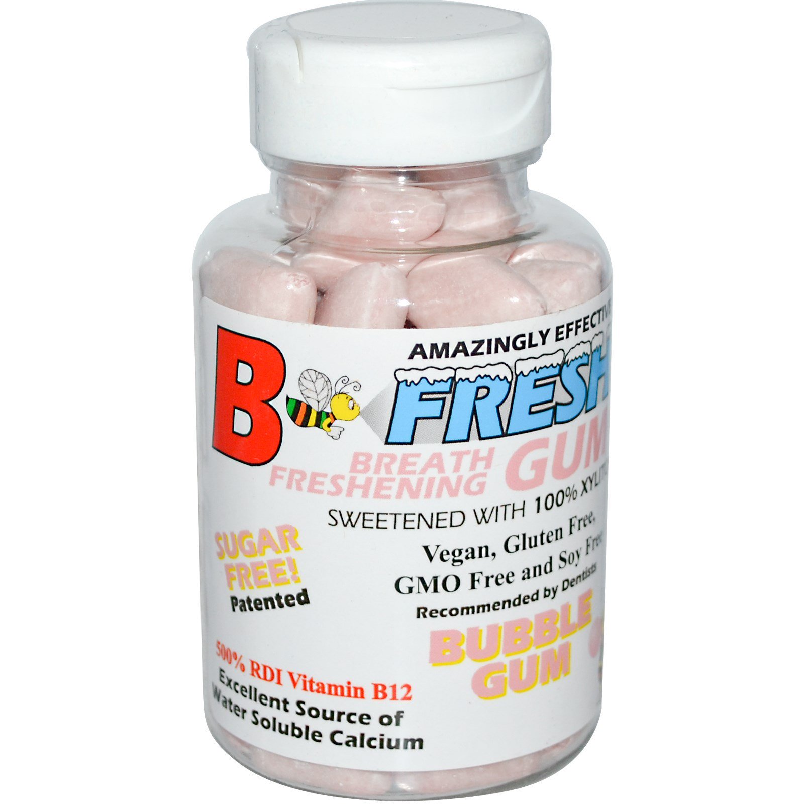 Comprar B-Fresh , Chiclete para Refrescar o Hálito, Bubble Gum, 50 Unidades