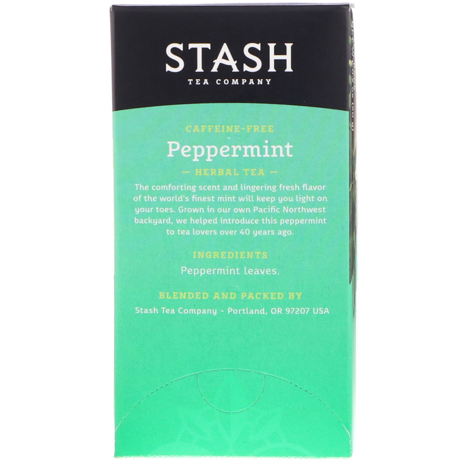 Comprar Stash Tea, Herbal Tea, Peppermint, Caffeine Free, 20 Tea Bags, 0.7 oz (20 g) - Imagem 2