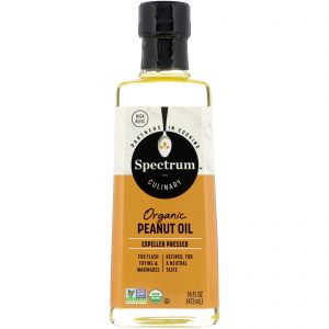 Comprar Spectrum Culinary, Organic Peanut Oil, Expeller Pressed , 16 fl oz (473 ml)