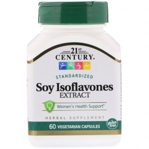 Comprar 21st Century, Soy Isoflavones Extract, Standardized, 60 Vegetarian Capsules