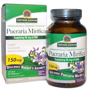Comprar Nature's Answer, Pueraria Mirifica, 150 mg, 60 Cápsulas Vegetais