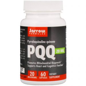 Comprar Jarrow Formulas, PQQ (Pirroloquinolina Quinona), 20 mg, 60 Cápsulas