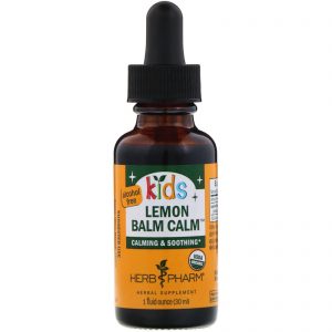 Comprar Herb Pharm, Bálsamo Calmante Infantil de Limão Orgânico, Sem Álcool, 1 fl oz (30 ml)