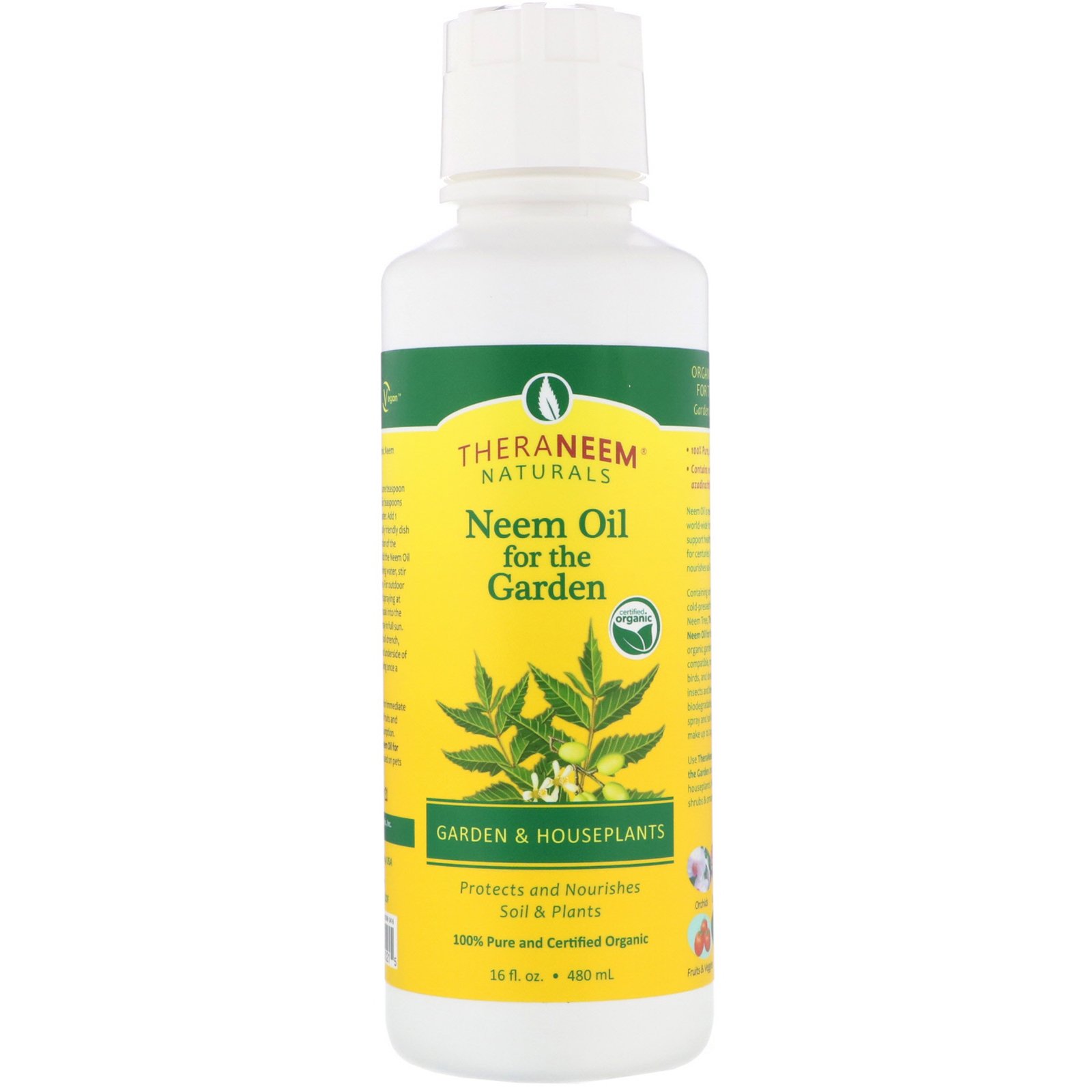 Comprar Organix South, TheraNeem Naturals, Neem Oil for the Garden, Garden and Houseplants, 16 fl oz (480 ml)