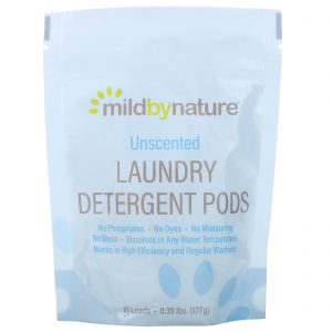 Comprar Mild By Nature, Sachês de Sabão para Lavadora de Roupas, Sem Aroma, 10 Lavagens, 177 g (0,39 lb)