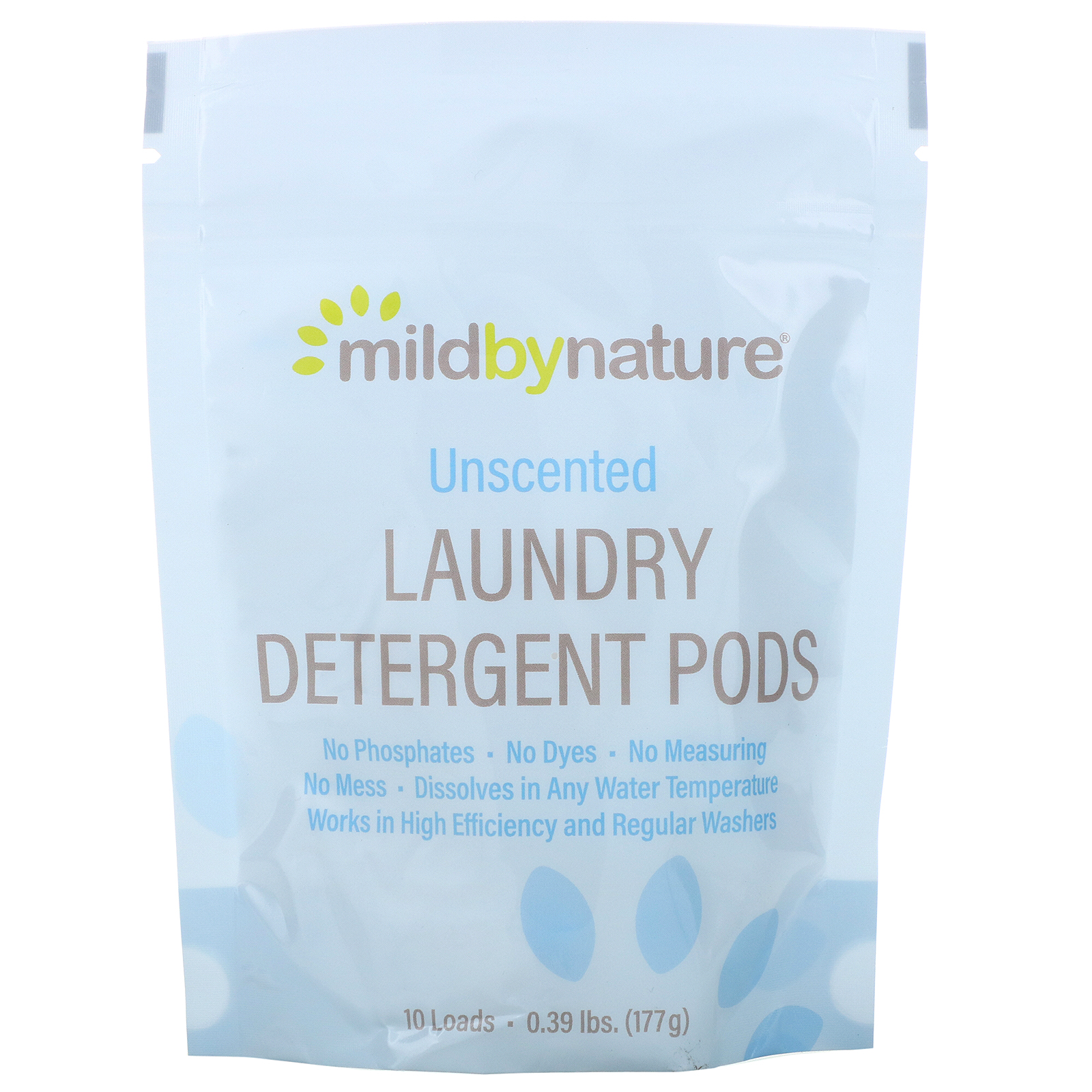 Comprar Mild By Nature, Sachês de Sabão para Lavadora de Roupas, Sem Aroma, 10 Lavagens, 177 g (0,39 lb)