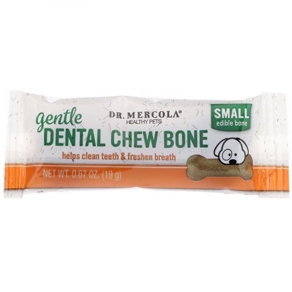 Comprar Dr. Mercola, Gentle Dental Chew Bone, Small, For Dogs, 12 Bones, 0.67 oz (19 g) Each - Imagem 4