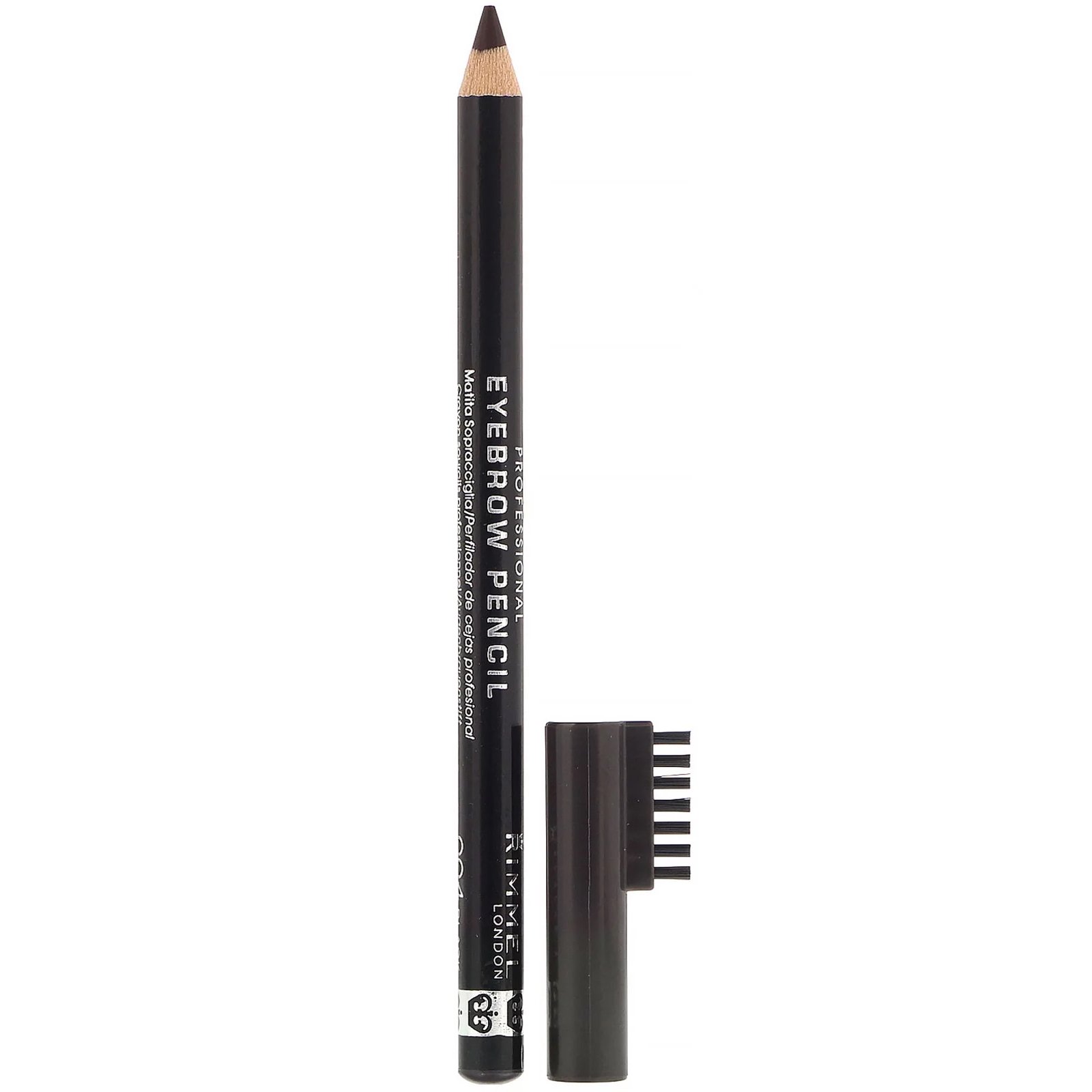 Comprar Rimmel London, Lápis de sobrancelha profissional, 004 Marrom-preto, 1,4 g