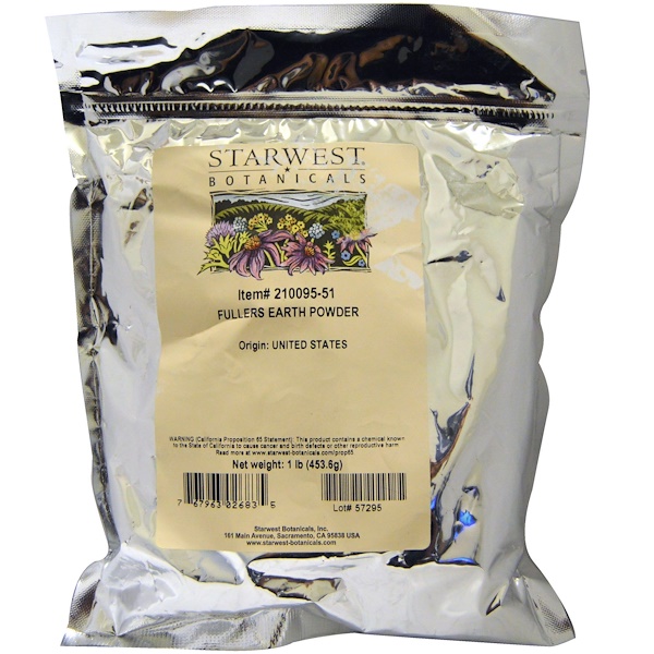 Comprar Starwest Botanicals, Terra de Fuller em Pó, 1 lb (453,6 g)