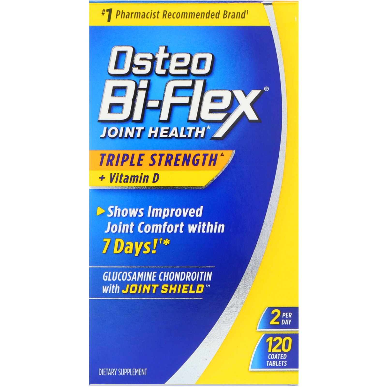 Comprar Osteo Bi-Flex, Saúde das Articulações, Tripla Potência + Vitamina D, 120 Comprimidos Revestidos