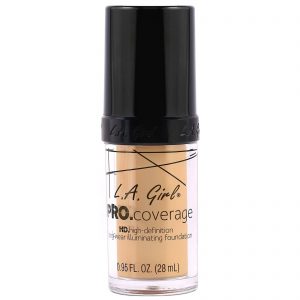 Comprar L.A. Girl, Base, Pro Coverage HD Foundation, clara, 28 ml