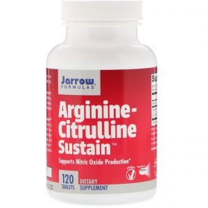 Comprar Jarrow Formulas, Arginine-Citrulline Sustain, 120 Comprimidos