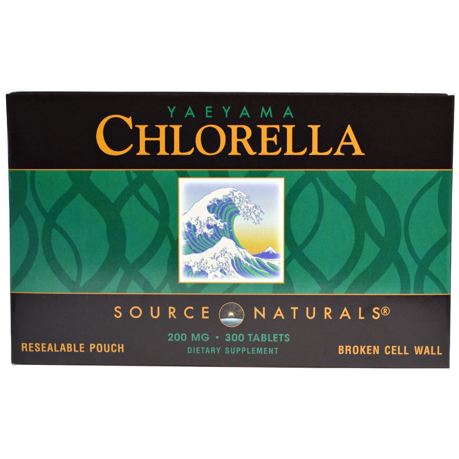 Comprar Source Naturals, Yaeyama Chlorella, 200 mg, 300 Comprimidos