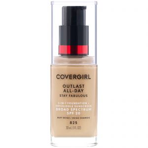 Comprar Covergirl, Outlast All-Day Stay Fabulous, Base 3 em 1, 825 Bege polido, 30 ml