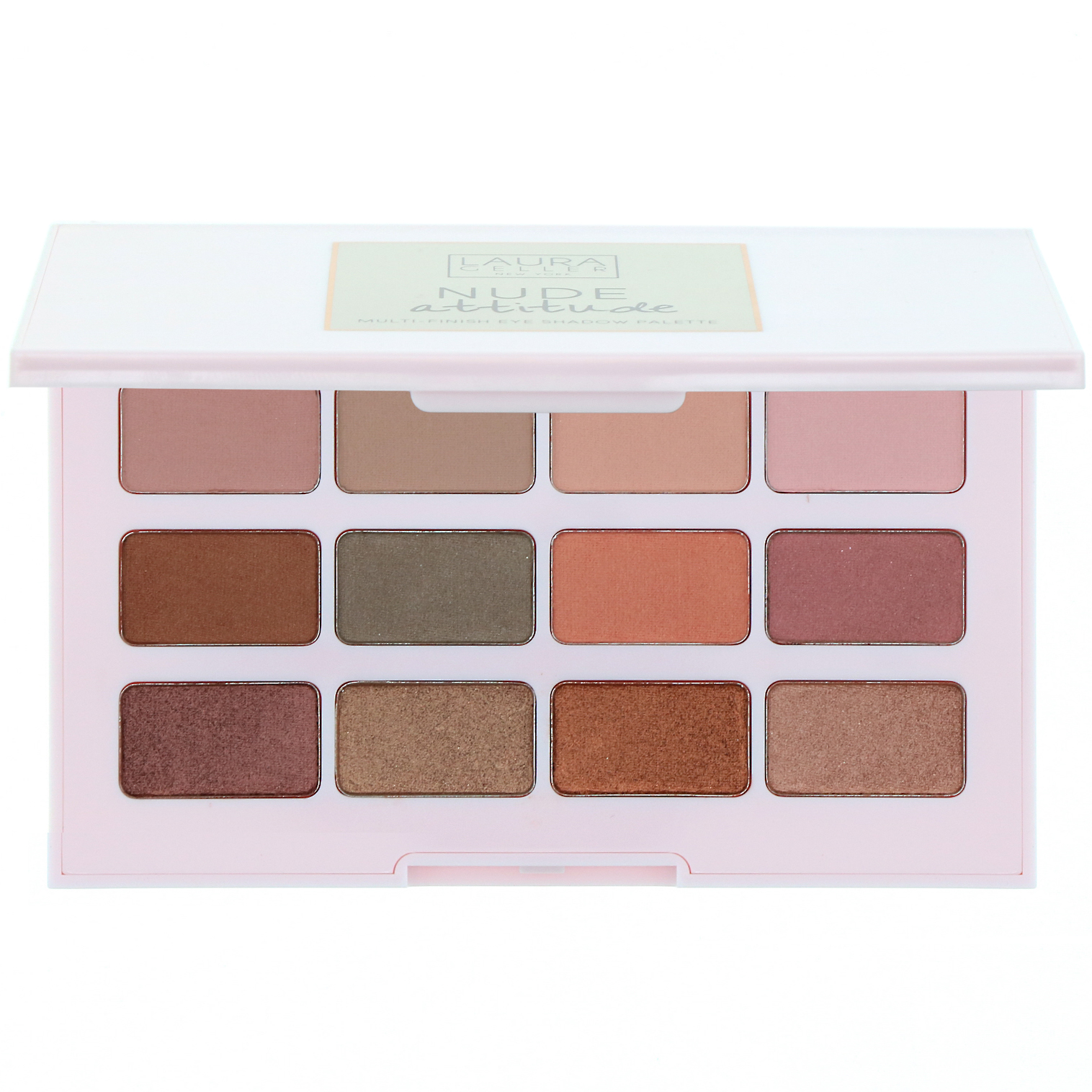 Comprar Laura Geller, Nude Attitude, Paleta de sombras para vários acabamentos, 12 sombras