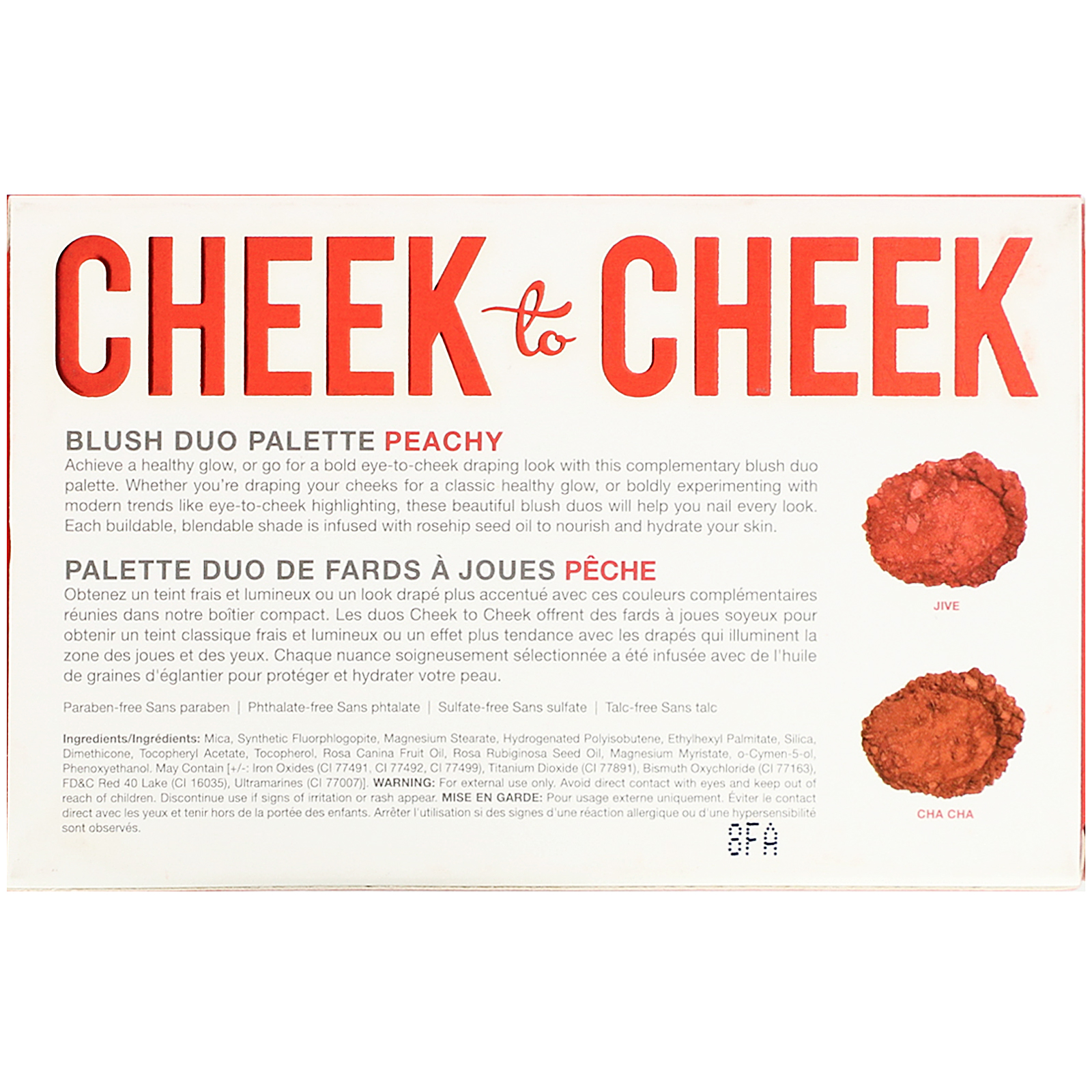 Comprar IBY Beauty, Cheek to Cheek Blush Palette, Peachy, 0.30 oz (8.4 g) - Imagem 3