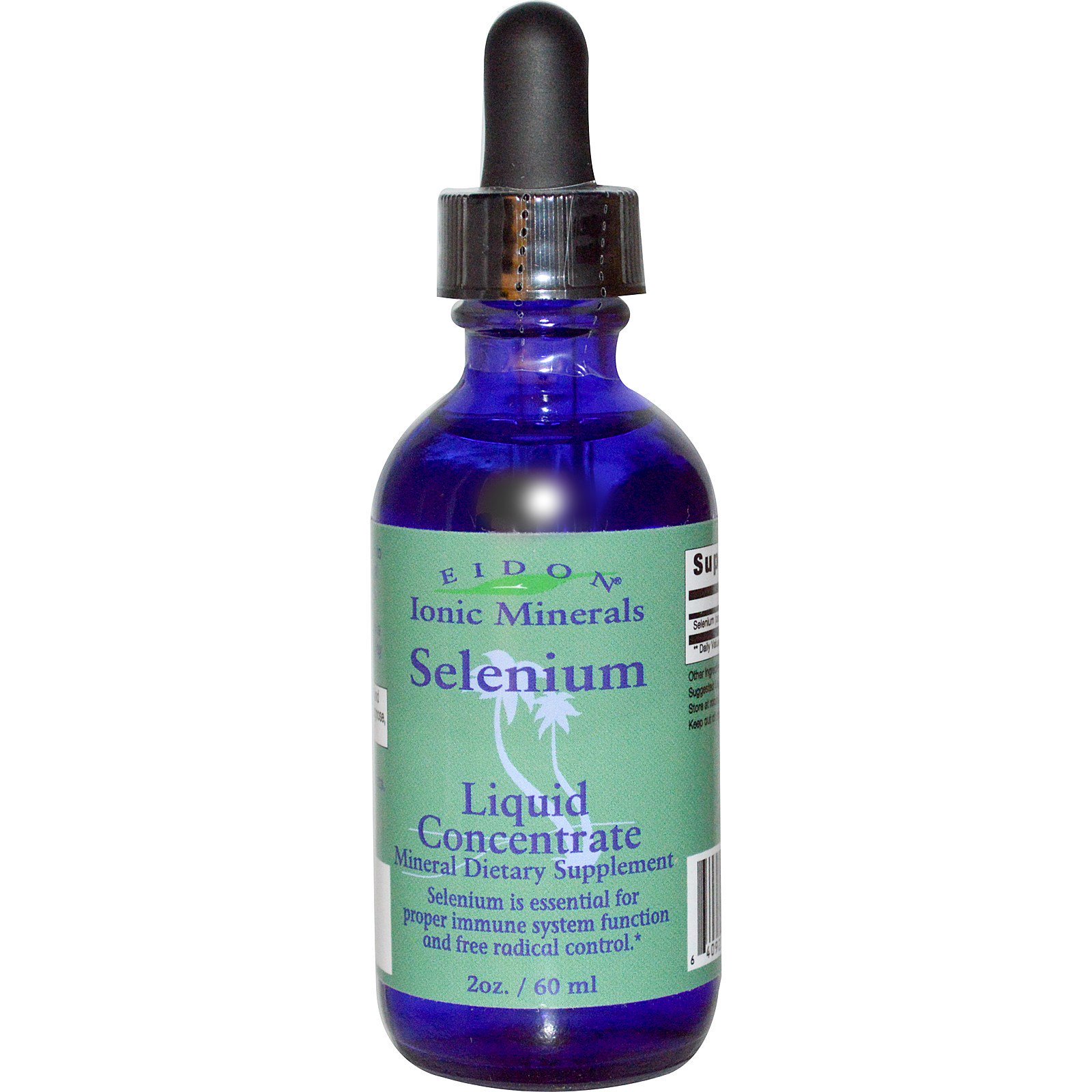 Comprar Eidon Mineral Supplements, Minerais Iônicos, Selênio, Concentrado Líquido, 60 ml (2 oz)