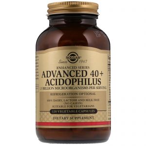 Comprar Solgar, Avançado 40+Acidophilus, 120 Cápsulas