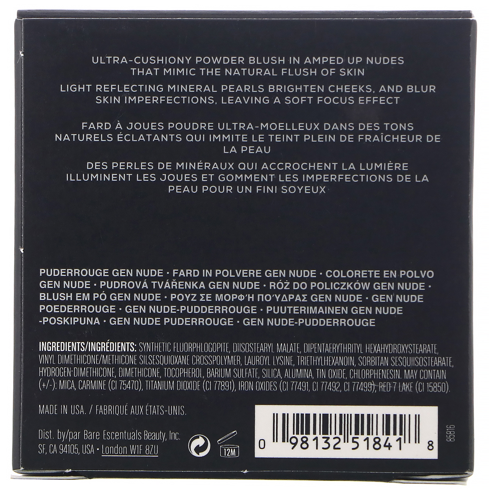 Comprar bareMinerals, Blush em pó Gen Nude, Você disse Merlot?, 6 g - Imagem 3