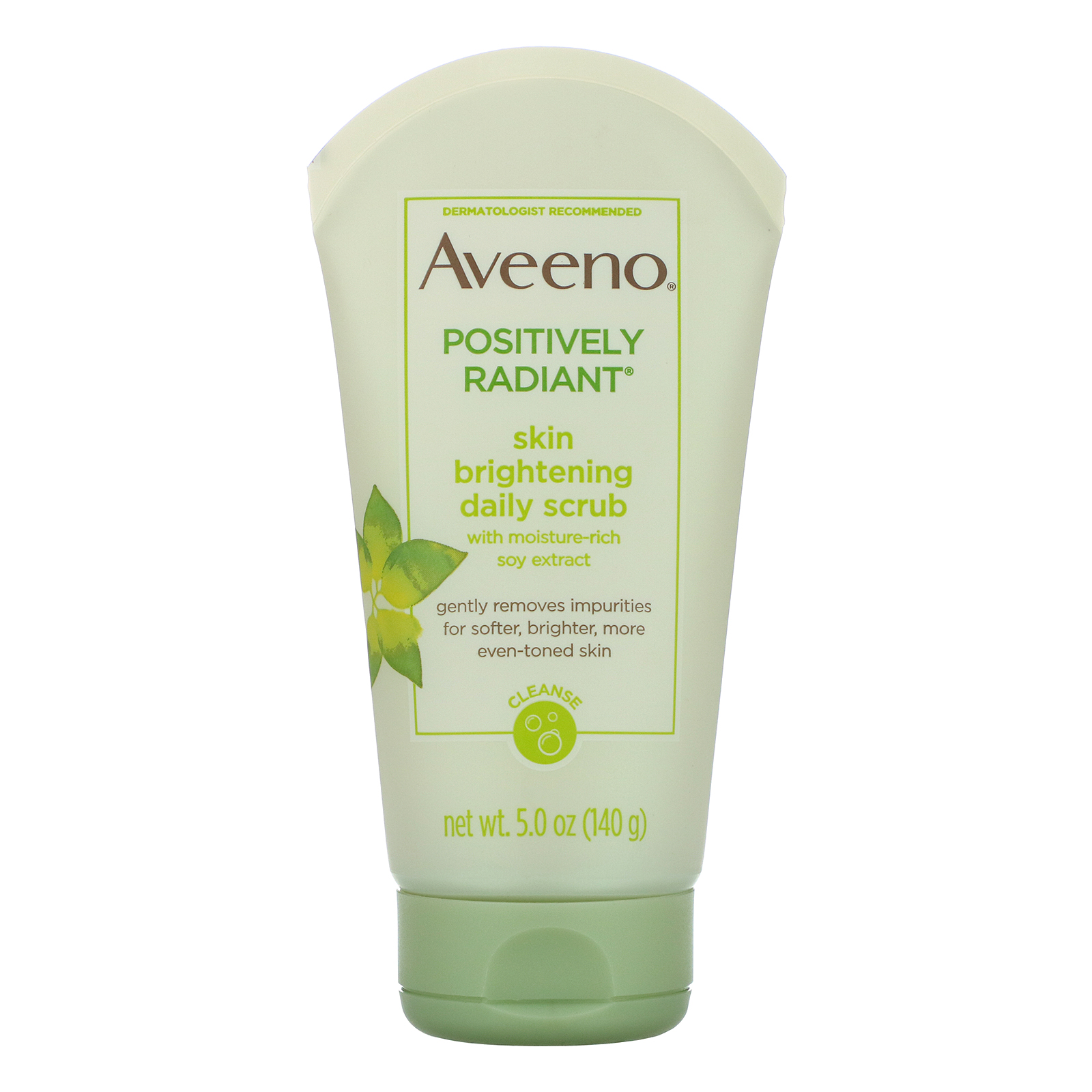 Comprar Aveeno, Active Naturals, Positively Radiant, Esfoliante Diário Iluminador para a Pele, 140 g (5,0 oz)